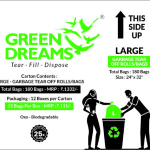 GARBAGE BAGS / ROLLS TEAR OFF ROLLS