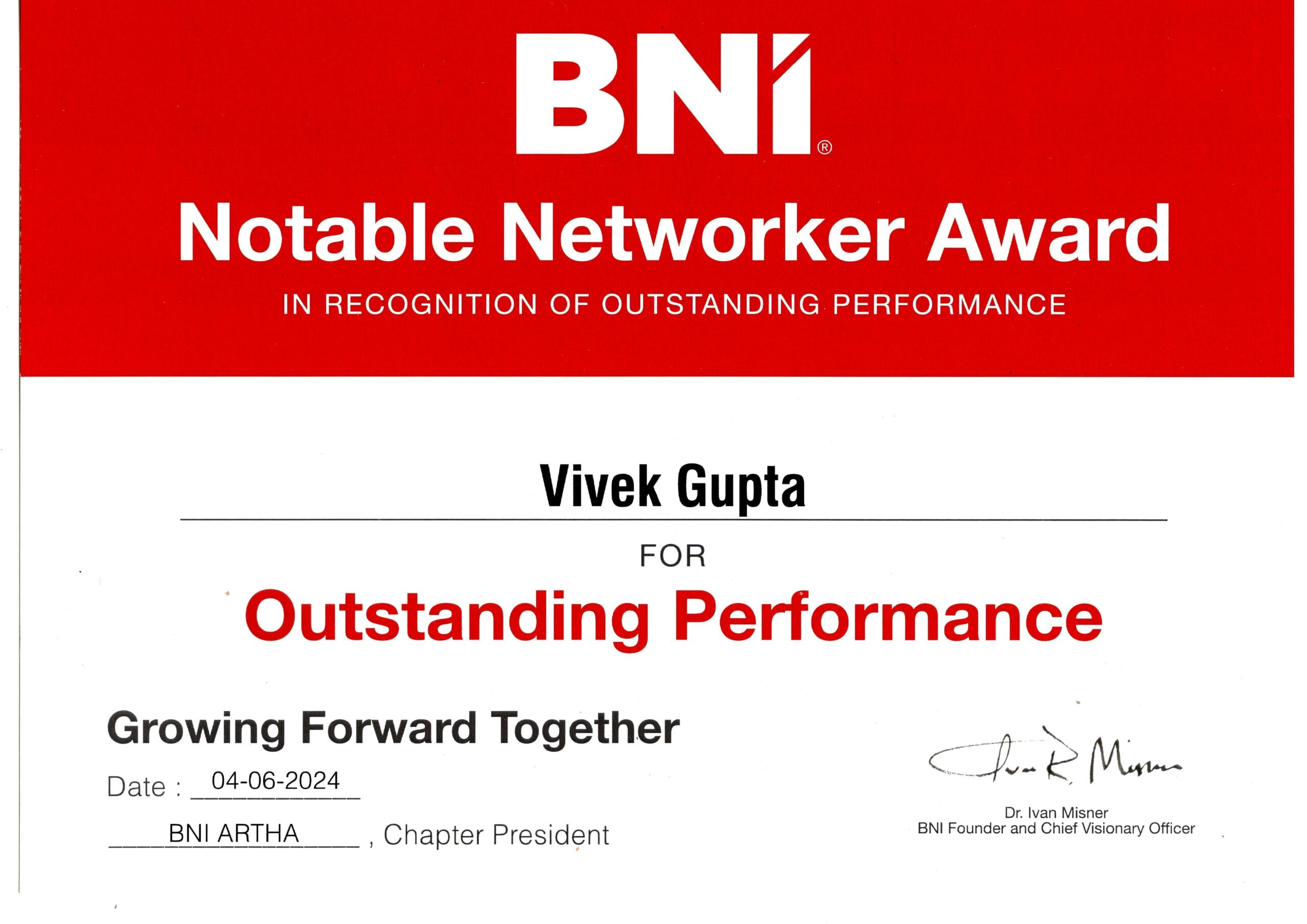 2015 06 01 BNI RECOGNITION IVAN MISNEER