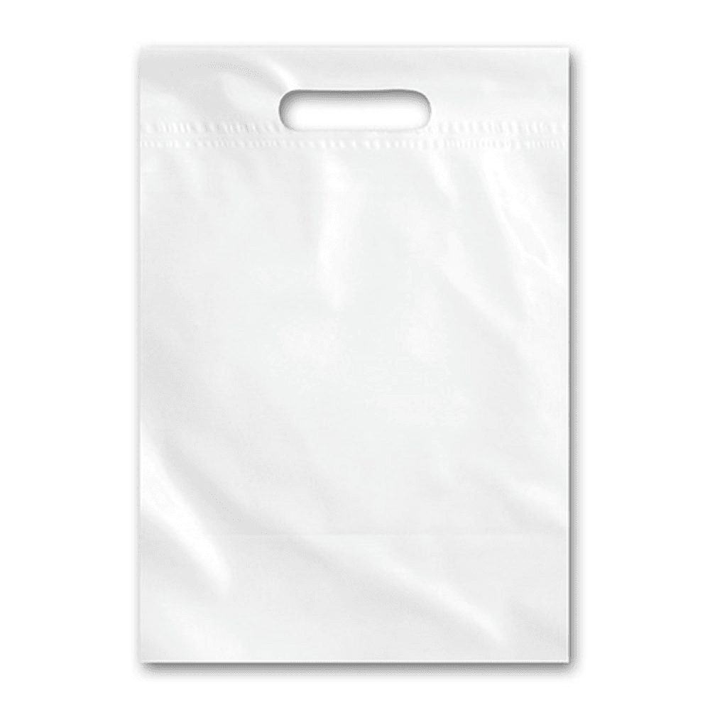 PLASTIC CARRY BAGS D-CUT PLAIN